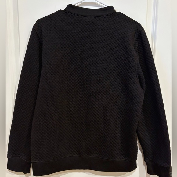 Women's H&M Quilted Black Full Zip Up Jacket Size Medium - Picture 6 of 7